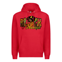 Red black is beautiful Premium Hoodie - Zillion Design Studio