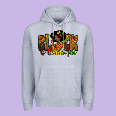 Black Is Beautiful Premium Hoodie Designed By Zillion Design Studio