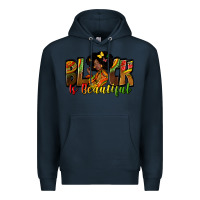 Navy black is beautiful Premium Hoodie - Zillion Design Studio