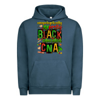 Pigment Midnight Navy unapologetically pretty black and educated cna zillion Urban Hoodie - Zillion Design Studio