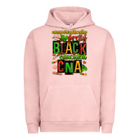 Pigment Salmon unapologetically pretty black and educated cna zillion Urban Hoodie - Zillion Design Studio