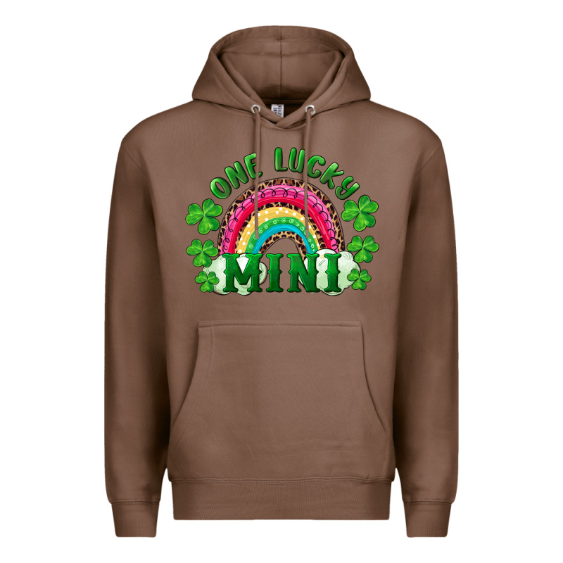 St. Patrick's Day One Lucky Mini Premium Hoodie by RanaPortraitStore | Teevron