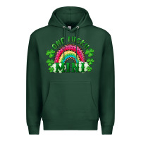 Sports Green St. Patrick's Day One Lucky Mini Premium Hoodie - RanaPortraitStore