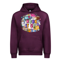 Mauve Wine i hook it up  sewing Urban Hoodie - Zillion Design Studio