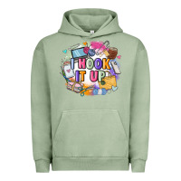 Pigment Oil Green i hook it up  sewing Urban Hoodie - Zillion Design Studio