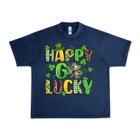 Navy happy go lucky Urban Heavy Tee - Artiststas