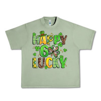 Oil Green happy go lucky Urban Heavy Tee - Artiststas