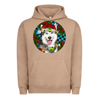 Pigment Burro Christmas Husky Urban Hoodie - RanaPortraitStore