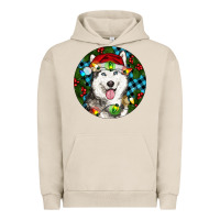 Christmas Husky Urban Hoodie | Teevron