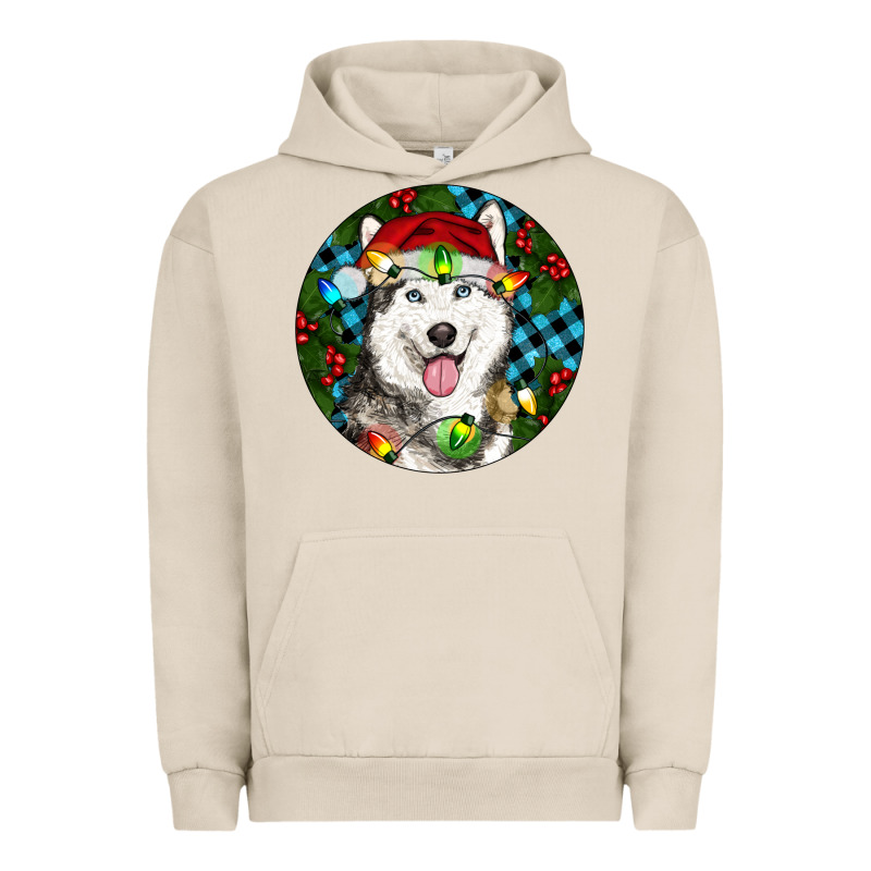 Christmas Husky Urban Hoodie by RanaPortraitStore | Teevron