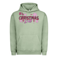 Pigment Oil Green It's Christmas Y'all Season Pink Christmas Urban Hoodie - RanaPortraitStore