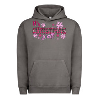 Pigment Tornado It's Christmas Y'all Season Pink Christmas Urban Hoodie - RanaPortraitStore