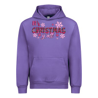 Tulip It's Christmas Y'all Season Pink Christmas Urban Hoodie - RanaPortraitStore