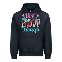 Navy that bow though Urban Hoodie - texasbilliewilder