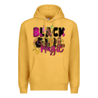 Mustard black girl magic Premium Hoodie - Zillion Design Studio