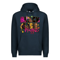 Navy black girl magic Premium Hoodie - Zillion Design Studio