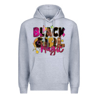 Heather Grey black girl magic Premium Hoodie - Zillion Design Studio