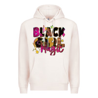 Pale Pink black girl magic Premium Hoodie - Zillion Design Studio