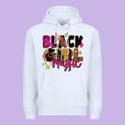 Black Girl Magic Premium Hoodie Designed By Zillion Design Studio