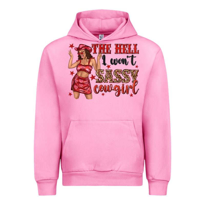 The Hell I Wont Sassy Cowgirl Urban Hoodie by texasbilliewilder | Teevron