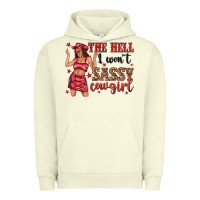 Pigment Pistachio the hell i wont sassy cowgirl Urban Hoodie - texasbilliewilder