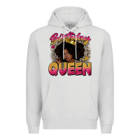 Dove Grey birthday queen Premium Hoodie - Zillion Design Studio