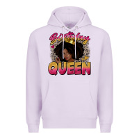 Lilac birthday queen Premium Hoodie - Zillion Design Studio