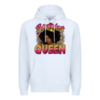 White birthday queen Premium Hoodie - Zillion Design Studio