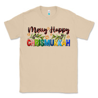 Mushroom merry happy chrismukkah with olive branch Classic Tee - FaDigitalArtStudio