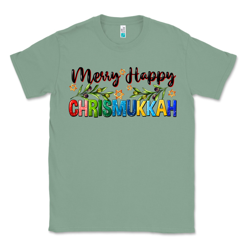 Merry Happy Chrismukkah With Olive Branch Classic Tee by FaDigitalArtStudio | Teevron