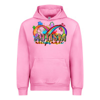 Fuchsia Pink autism acceptance Urban Hoodie - Zillion Design Studio