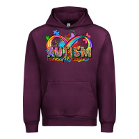 Mauve Wine autism acceptance Urban Hoodie - Zillion Design Studio