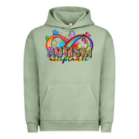 Pigment Oil Green autism acceptance Urban Hoodie - Zillion Design Studio