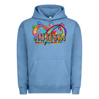 Pigment Pebble Blue autism acceptance Urban Hoodie - Zillion Design Studio