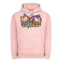 Pigment Salmon autism acceptance Urban Hoodie - Zillion Design Studio