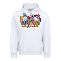 White autism acceptance Urban Hoodie - Zillion Design Studio
