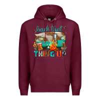 Burgundy back that thing up Premium Hoodie - texasbilliewilder
