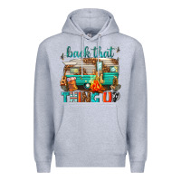 Heather Grey back that thing up Premium Hoodie - texasbilliewilder