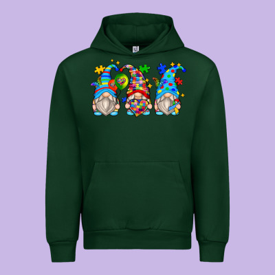 Autism Gnomes Urban Hoodie Designed By Zillion Design Studio
