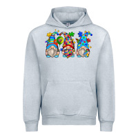 Heather Grey autism gnomes Urban Hoodie - Zillion Design Studio