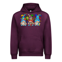 Mauve Wine autism gnomes Urban Hoodie - Zillion Design Studio