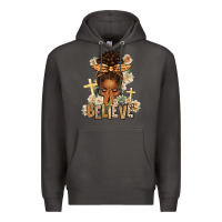 Smoke believe praying afro messy bun Premium Hoodie - texasbilliewilder