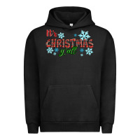 Pigment Black It's Christmas Y'all Season Winter Urban Hoodie - RanaPortraitStore