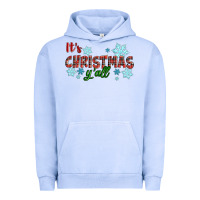 Pigment Grape Ice It's Christmas Y'all Season Winter Urban Hoodie - RanaPortraitStore