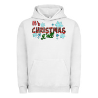 Pigment Lunar Rock It's Christmas Y'all Season Winter Urban Hoodie - RanaPortraitStore