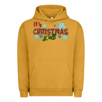 Pigment Peanut Butter It's Christmas Y'all Season Winter Urban Hoodie - RanaPortraitStore