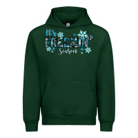 Forest Green It's Freezin Season Winter Urban Hoodie - RanaPortraitStore