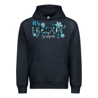 Navy It's Freezin Season Winter Urban Hoodie - RanaPortraitStore
