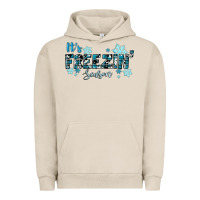 Pigment French Oak It's Freezin Season Winter Urban Hoodie - RanaPortraitStore