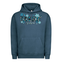 Pigment Midnight Navy It's Freezin Season Winter Urban Hoodie - RanaPortraitStore